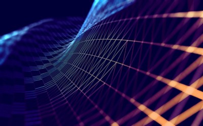 colorful grid purple yellow | DXC Technology Event